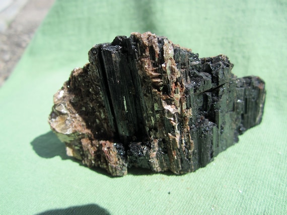 BLACK TOURMALINE (Cut Base) Brazil 237g