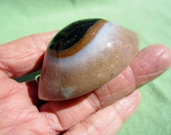 SHIVA EYE  Polished AGATE India 81g