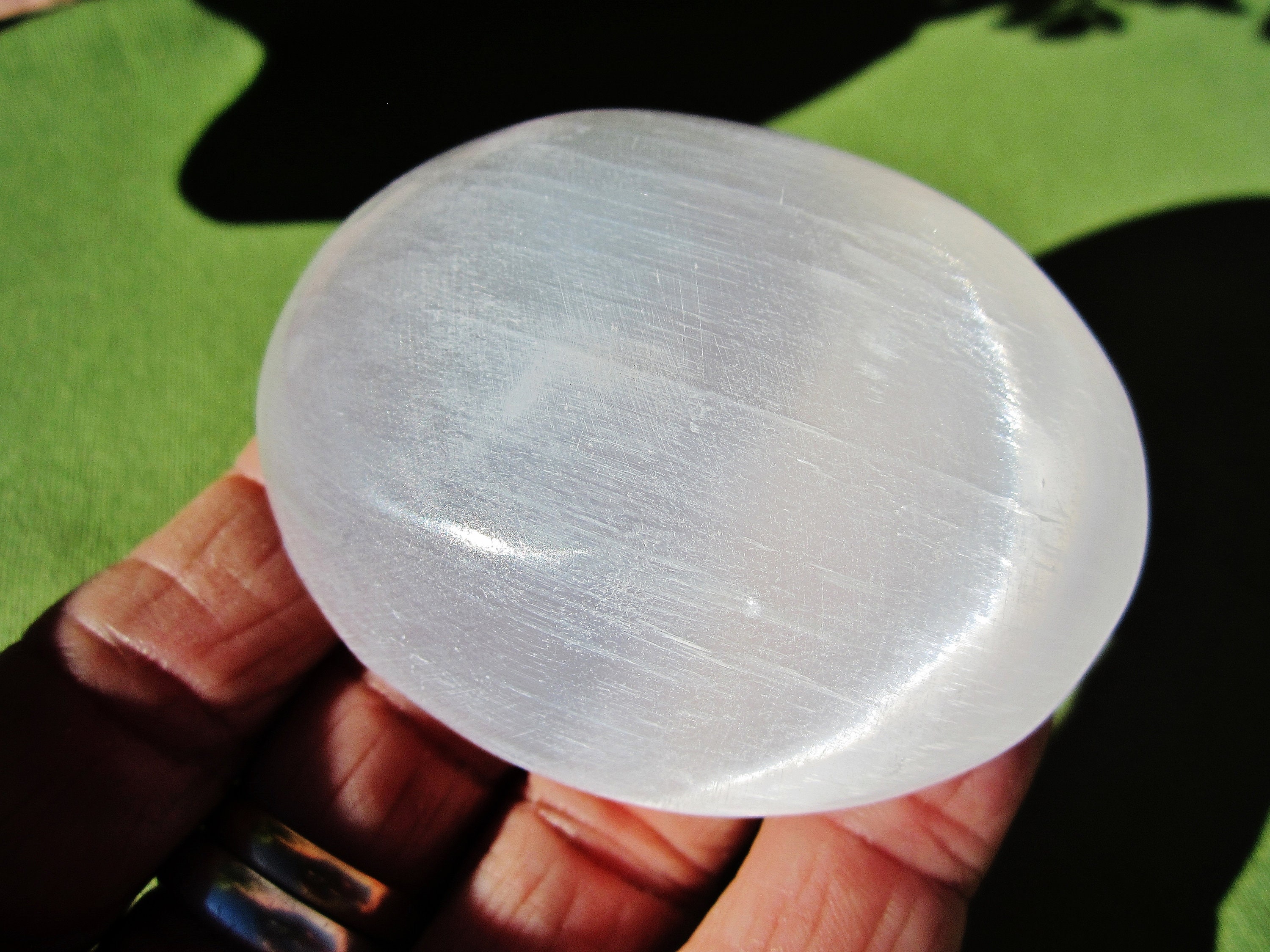 SELENITE PALM Stone Morocco 94g