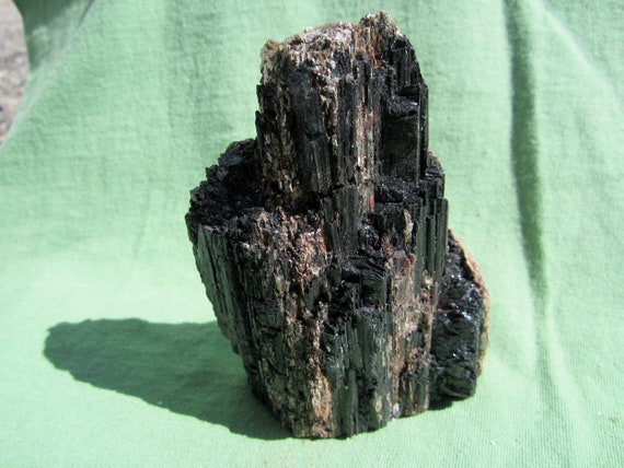 BLACK TOURMALINE (Cut Base) Brazil 468g