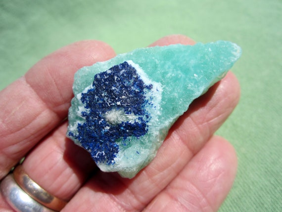 Blue ARAGONITE and LAZURITE Afghanistan 21g