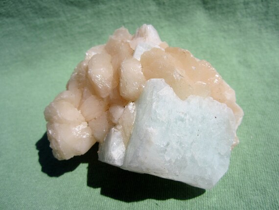 APOPHYLLITE and STILBITE Cluster Maharashtra, India 205g