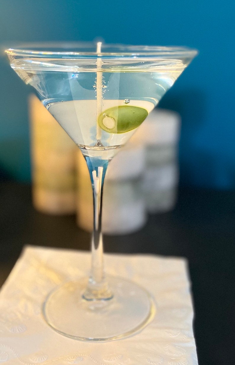 Martini Candles Etsy