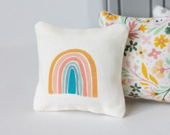 Modern Miniature Rainbow Pillow