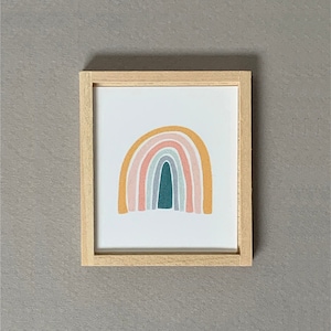 Modern Miniature Rainbow Pillow