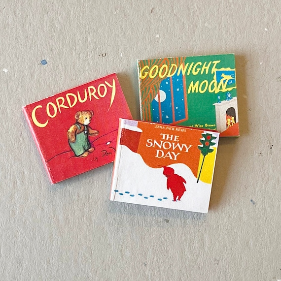 Three Miniature Classic Children's Books by MyTinyNestMiniatures