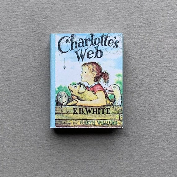 Miniature Charlotte's Web Book by MyTinyNestMiniatures