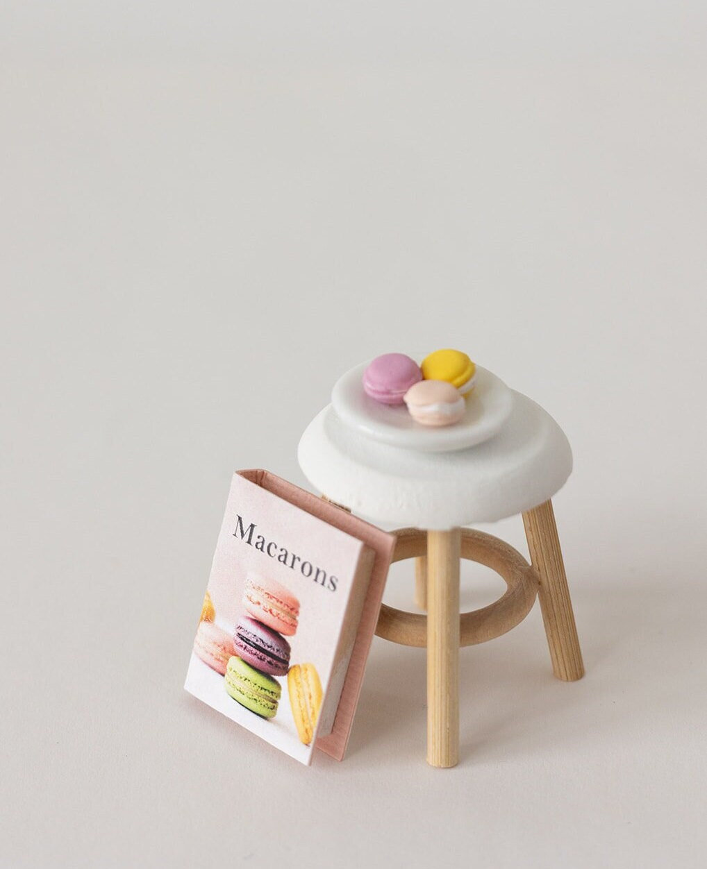 Dollhouse Cookbook, Miniature Macarons, Miniature Bakery