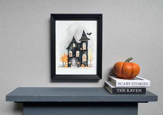 Dollhouse Halloween Art by MyTinyNestMiniatures