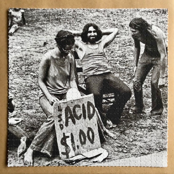 Woodstock 1969 iconic vintage photo blotter art 7.5 x Etsy