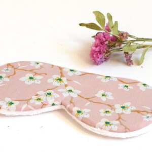 Sleep Mask, travel mask, pink flowery, Relax Mask image 8