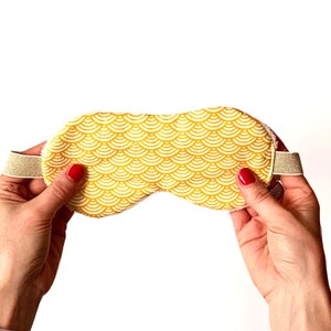 Sleep Mask, travel mask, yellow, Relax Mask image 8