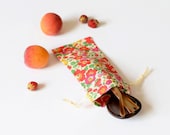Brille Case, Freiheit von London, Liberty rot Betsy orange, Geburtstagsfeier, Getreide, softtasche, Geschenk Herrin, Sommer