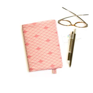 Handmade pink A5 notebook cover