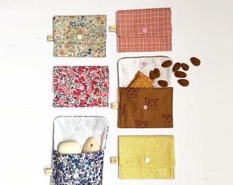 Bolsas impermeables de higiene y alimentos para jabones sólidos o snacks