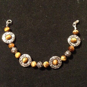 Tiger eye beaded bracelet