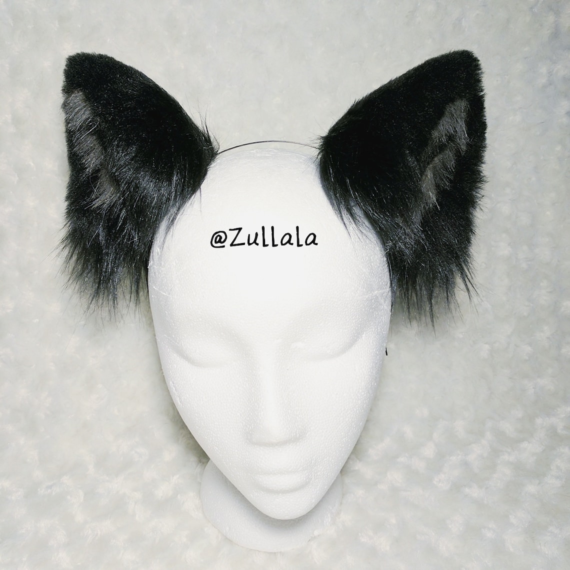 Black Wolf Ears Wolf Ears Realistic Wolf Ears Etsy