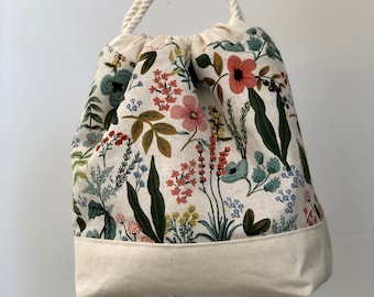 Bolsa organizadora, bolsa para punto de cruz, bolsa de noche, regalo para tejedoras, almacenamiento de materiales de manualidades, almacenamiento de lanas, organizador de agujas de tejer