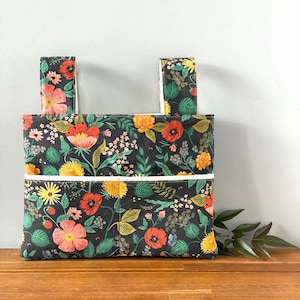 NEW! Rifle Paper Co floral walker bag, designer walker bag, walker bag with pockets, stylish walker tote, walker bag,walker accessory