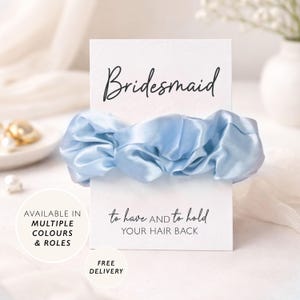Hen Party Bag Filler I Do Crew Bridal Party Gift Something Blue Hen Do Favour Bridesmaid Proposal Gift Hair Scrunchie Bridesmaid Gift