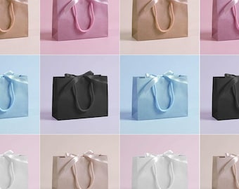 Party Bags Hen Party Bag Children Birthday Gift Bag Baby Shower Favours Ribbon Gift Bag Empty Gift Bag Ready to Make Christmas Gift Bag