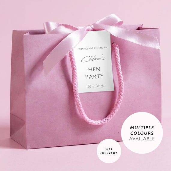 Hen Party Bags Hen Do Party Bag Favors Hen Do Gift Ideas Bachelorette Party Personalised Bride to Be Bag Gift Bag Filler Hen Favour
