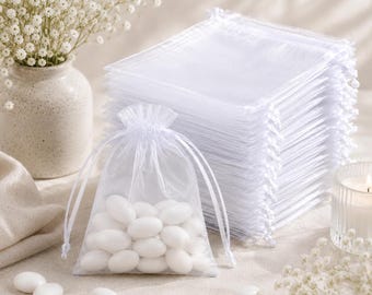 White Organza Favour Bags For Weddings Small Organza Gift Bag Wedding Favour Organza Bag Organza Bags For Chocolates Organza Bags For Sweets
