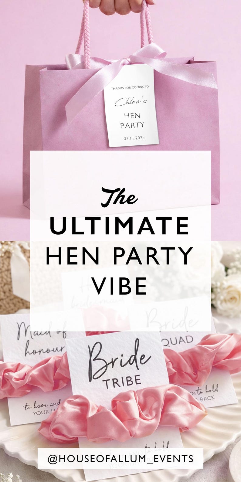 Hen Do Hair Pearl Clips Hen Party Favors and Gifts Bride Tribe and Bride Squad Accessories Personalised Hen Party Bag Fillers image 9