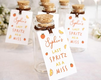 Hen Party Shot Bottles For Hen Do Favours Last Spritz As A Miss Glass Bottle Love At First Spritz Hen Party Favours Shot Bottles For Party