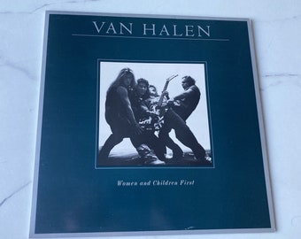 Van Halen - Women And Children First - Original 1980 UK Vinyl LP Vintage Record Classic Rock Metal