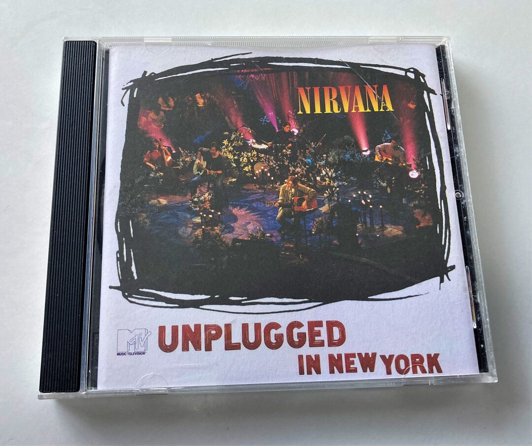 Nirvana Unplugged in New York Original 1994 CD Album Vintage Music ...
