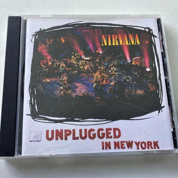 Nirvana - Unplugged In New York - Original 1994 CD Album Vintage Music Alternative Rock Kurt Cobain