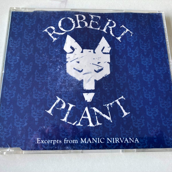 Robert Plant - Excerpts From Manic Nirvana - 1990 4 Track Promotional CD Made In Germany Led Zeppelin