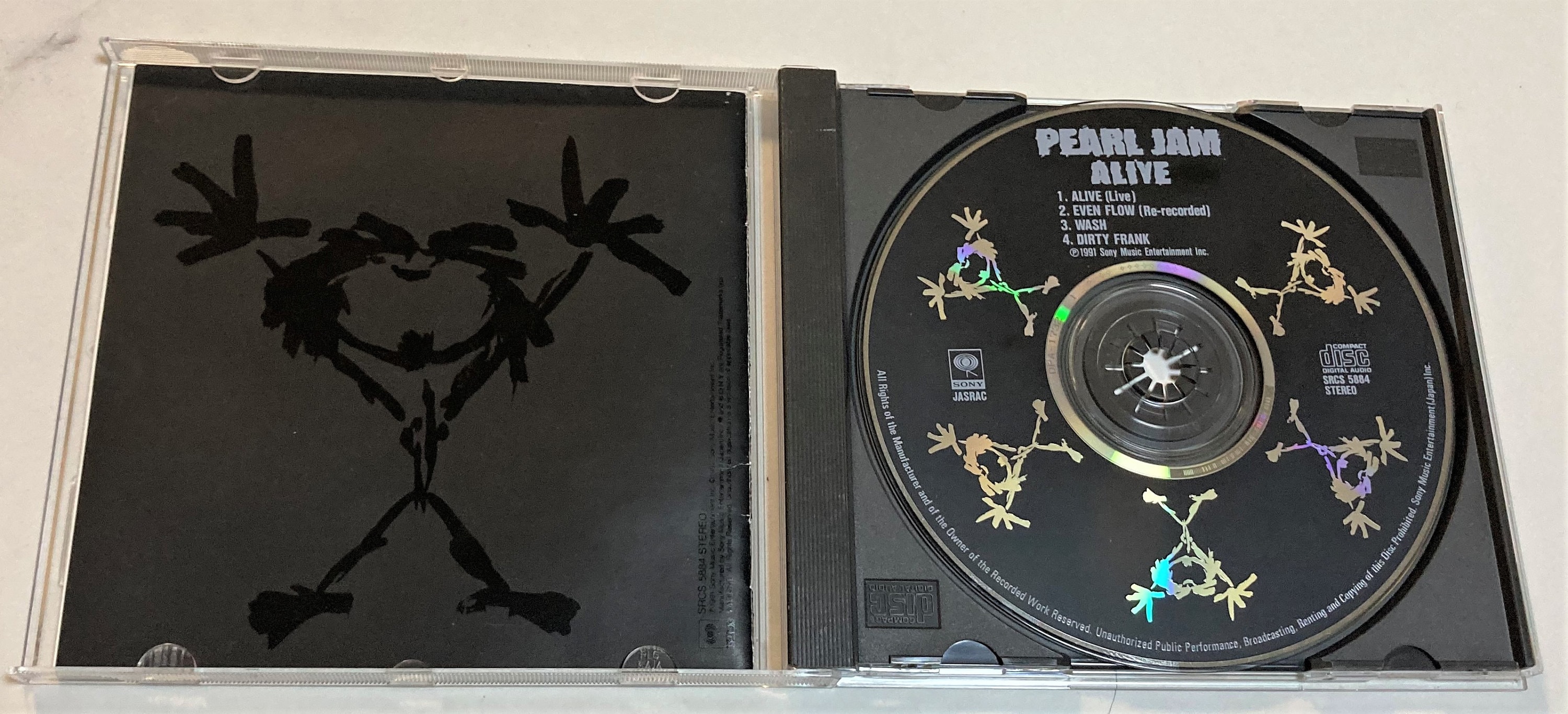 Pearl Jam - Alive - Original 1992 Japanese Pressing CD