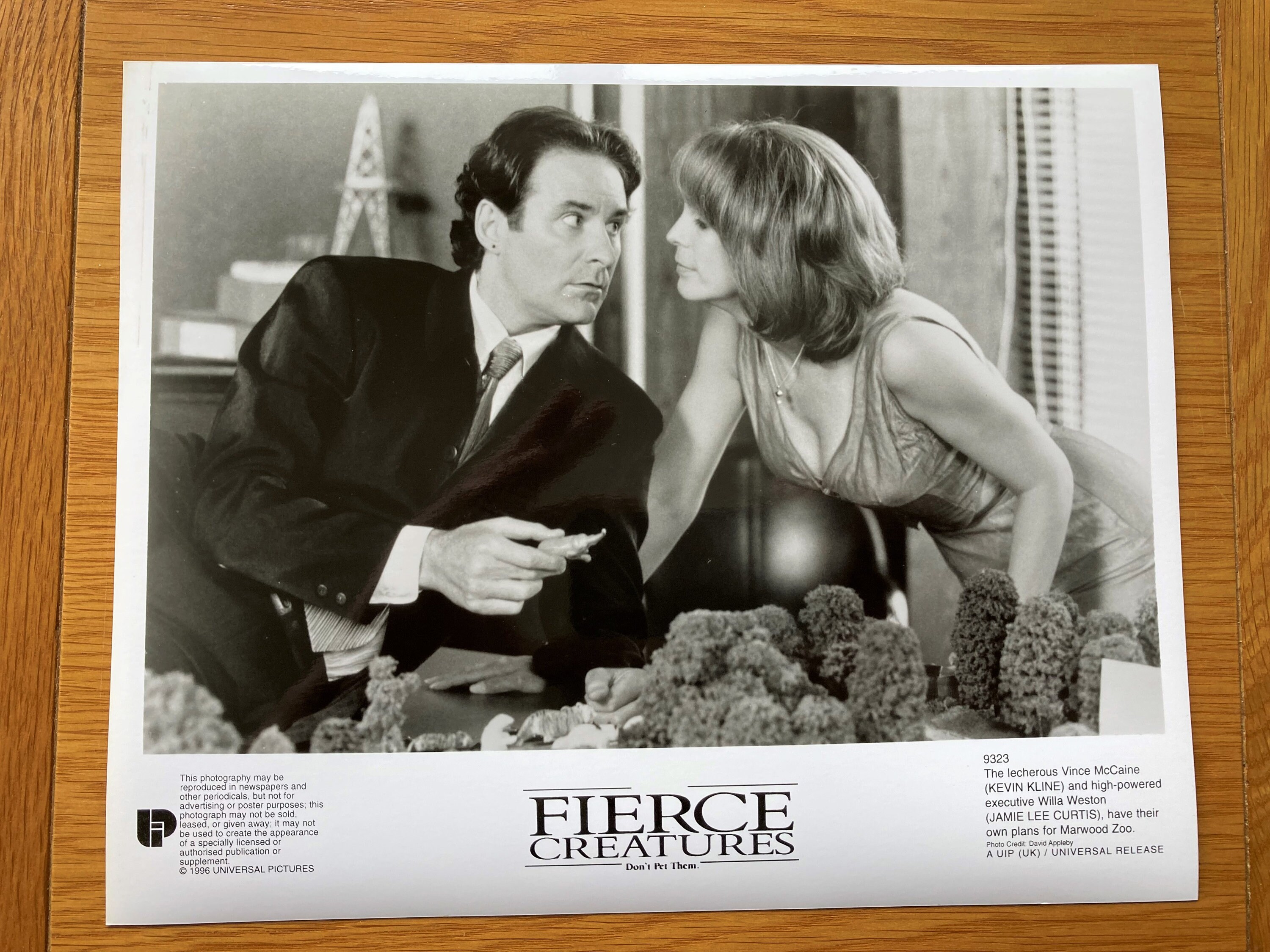 Kevin Kline Jamie Lee Curtis B&W 10 X 8 Publicity Photograph Etsy