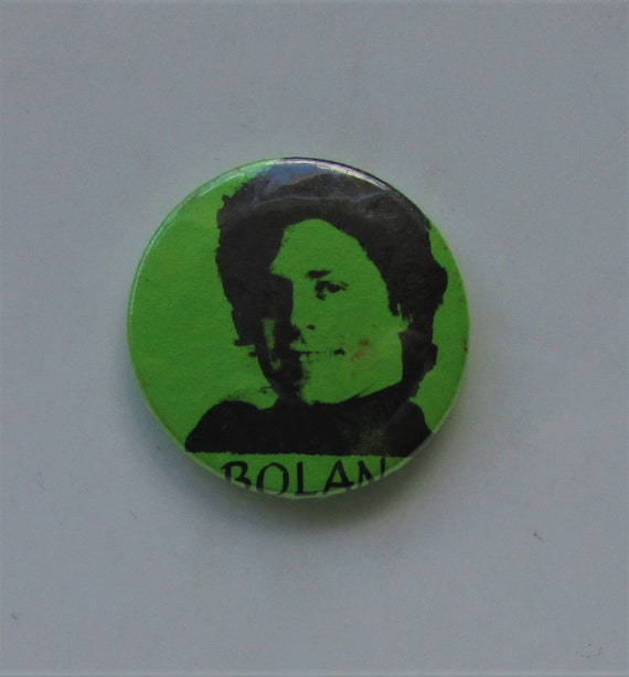 MARC BOLAN T. Rex Vintage Button Style Pin Badge F