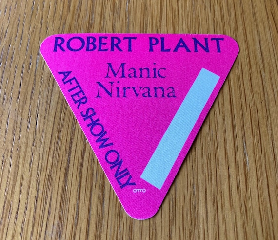 ROBERT PLANT Manic Nirvana After Show Only Tour P… - image 1