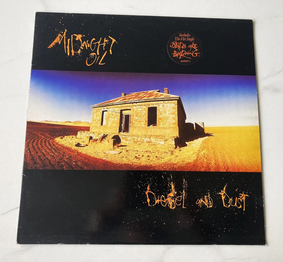 Midnight Oil Diesel and Dust Original 1987 UK Vinyl LP Vintage Record