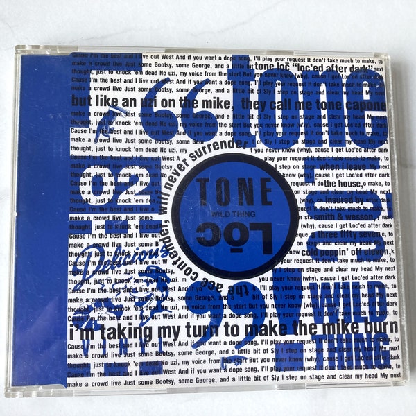 Tone Loc - Wild Thing - Original 1989 UK CD Single Vintage Music Rap Hip Hop