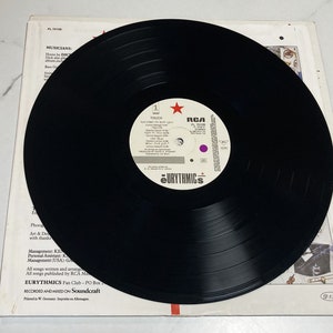 Eurythmics Touch Original 1983 Vinyl LP Vintage Record Classic Pop Annie Lennox image 5