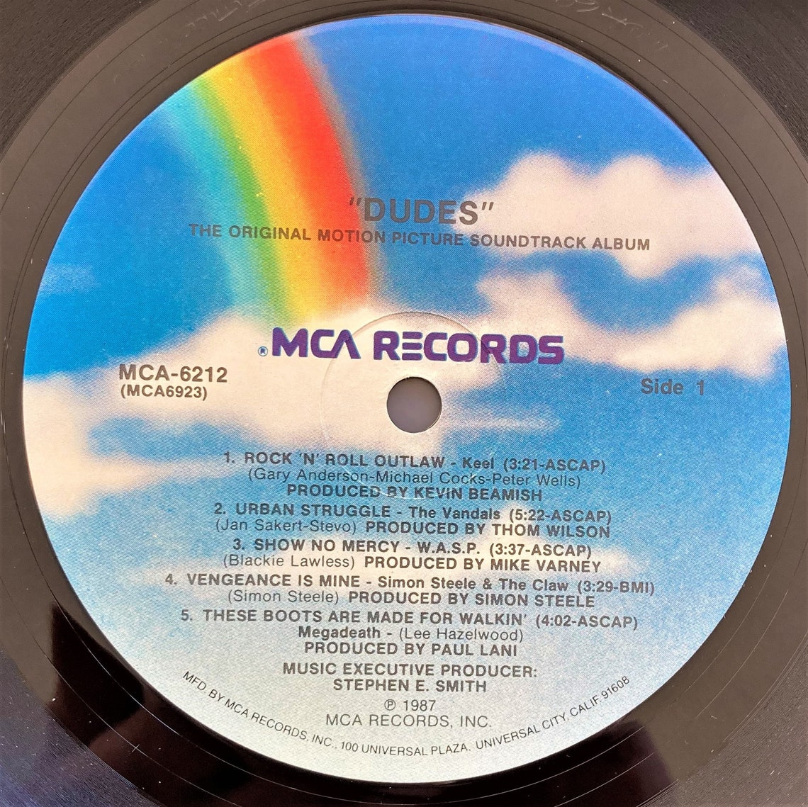 DUDES The Original Motion Picture Soundtrack Album 1987 US | Etsy