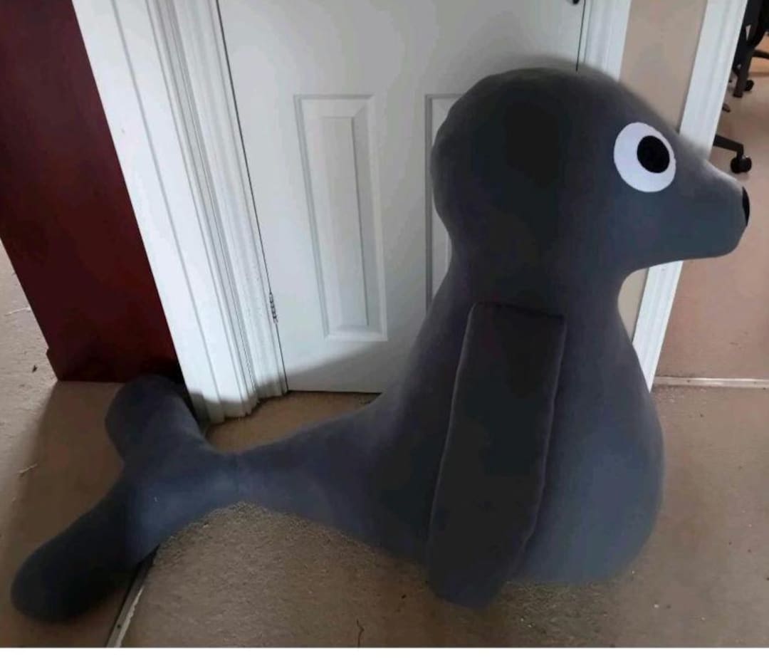 Handmade Giant Plush Soft Toy, Pingu Robbie Seal, Adult Collector's ...