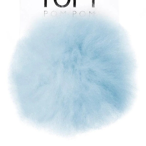 Toft Pom Pom Alpaca Fur Snap on Pastel Pom Poms Color Pom: Violet Coral, Hyacinth, Sage NEW Pastel Poms Toft Snap On Pom