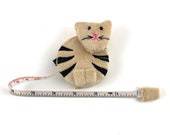 Cat Tape Measure, Crocheter 39 s Gift Retractable Tape Measure, Kitty Cat Tape Measure, Gold Cat Tape Measure 60 quot Tape Measure, Brown Cat Tape
