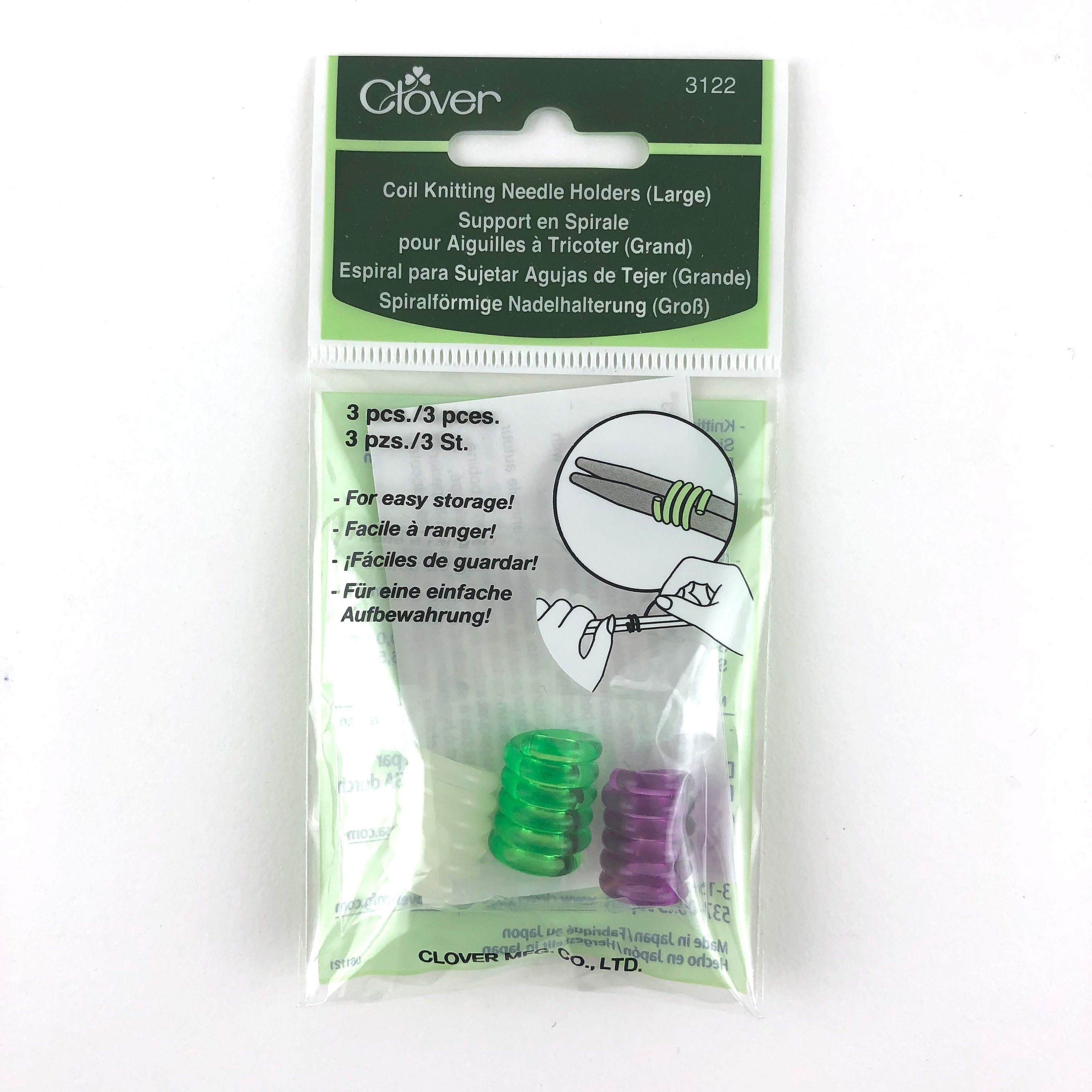 Clover Coil Knitting Needle Holder Small