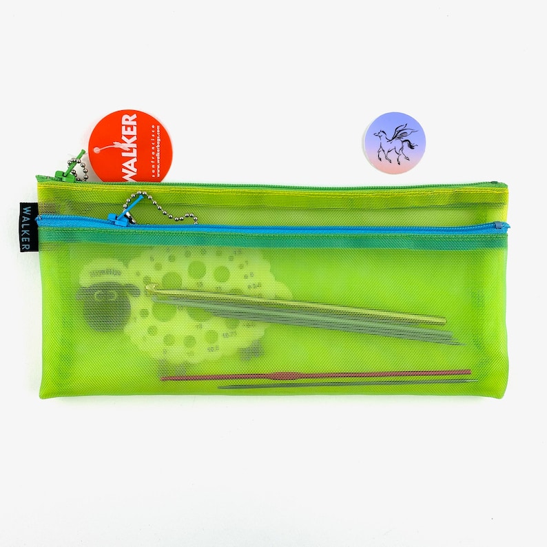 Walker Mesh Double Zip Notions Bag Small Notions Bag 4 X Etsy