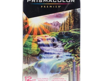 Prismacolor Landscape Colored Pencil Set 12 Piece Set in Tin Case Color Selection Ideal for Landscape Drawing Soft Core Pencils