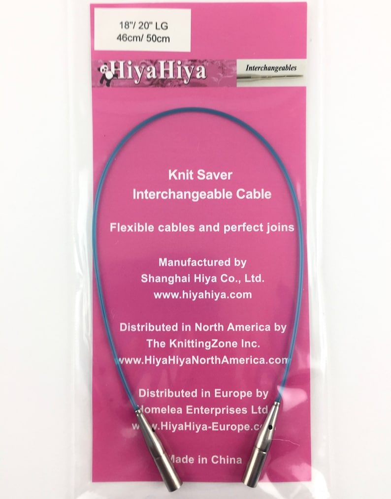 24//26 small Hiya Hiya Knit Saver Cable