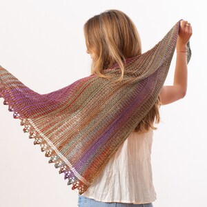 Uneek Tarla Shawl Kit Urth Uneek Cotton Yarn Kit Includes 2 Hanks DK ...