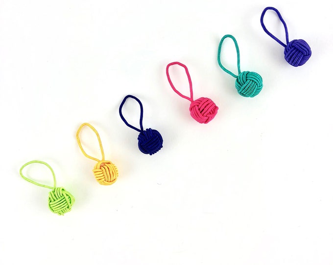 Stitch Markers Hiyahiya Rainbow Yarn Ball Stitch Markers, Rainbow